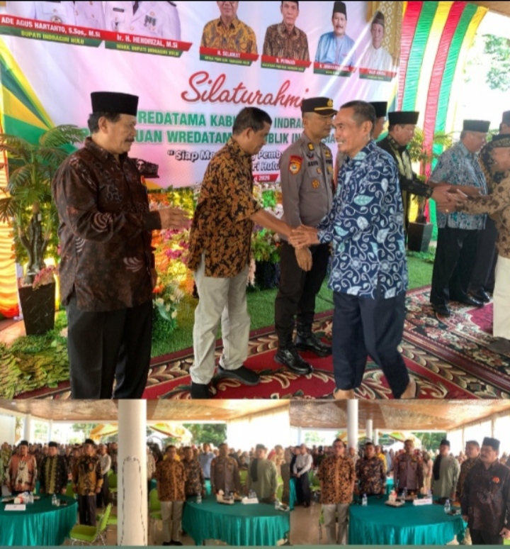 Dandim 0302/Inhu Diwakili Pasi Intel Hadiri Silaturahmi , PWRI Nyatakan Siap Mendukung Pembagunan Inhu