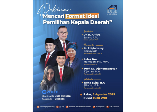 AIPI Taja Webinar Tentang Format Ideal Pilkada
