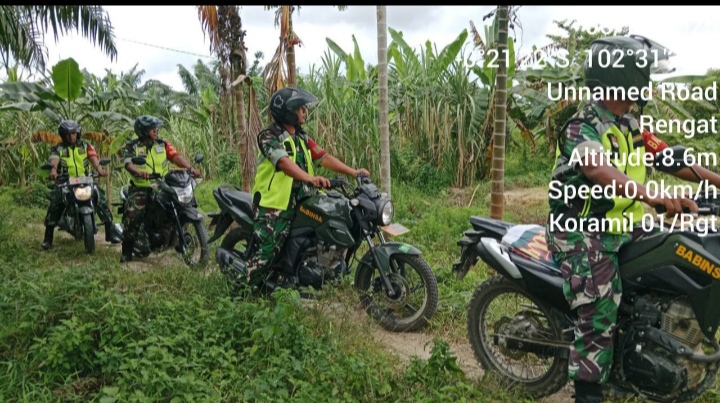 Tak Ada Lelah Upaya Babinsa Untuk Mencegah karhutla Di Daerah Wilayah Binaanya.