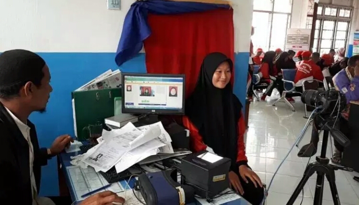 Disdukcapil Aceh Tengah Lakukan Perekaman KTP Elektronik untuk Calon Paskibra