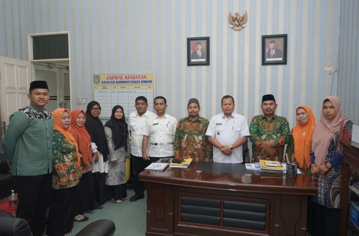 Drs. Muhilli Lubis, MM Terima Audiensi FKDT Kabupaten Asahan