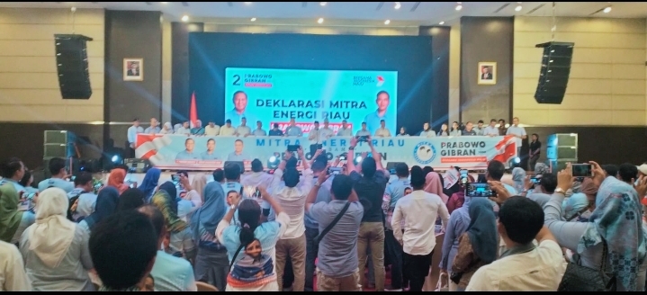Mitra Energi Riau Deklarasi Dukung Prabowo -  Gibran