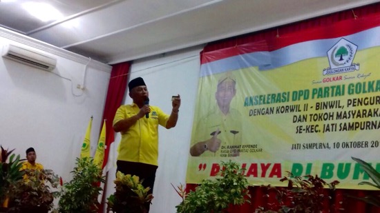 Akselerasi Golkar di Jatisampurna Disambut Antusias Warga