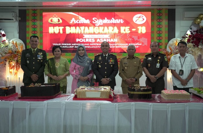 Bupati Asahan Hadir Dalam HUT Bhayangkara Ke-78