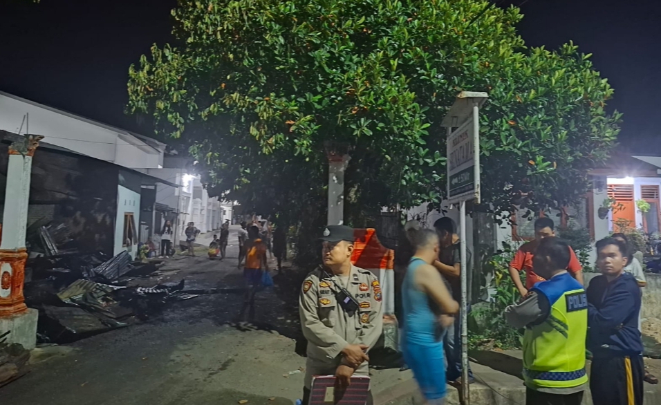 Kebakaran 3 Unit Rumah di Tebingtinggi, Polisi Lakukan Tindakan Cepat