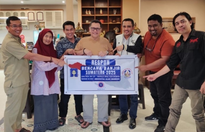 Respon Bencana Banjir Sumatera 2025, Alumni UII Yogyakarta di Riau Lakukan Penggalangan Dana untuk Korban di Aceh