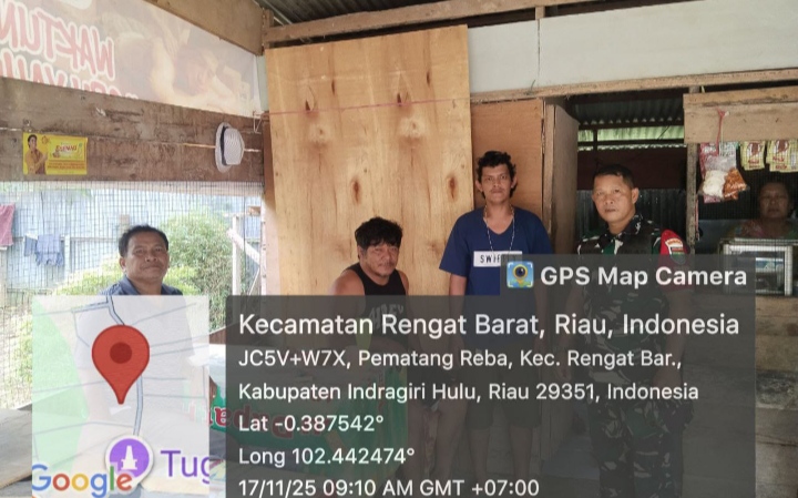 Babinsa Bersama Mitra Karib Jalankan Komsos Agar Lebih Akrab Dan Pererat Silahtuhrahmi