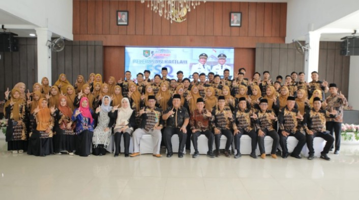 Bupati Asahan Resmi Lepas Kontingen Festival Seni Qasidah (FSQ) Sumut 2025