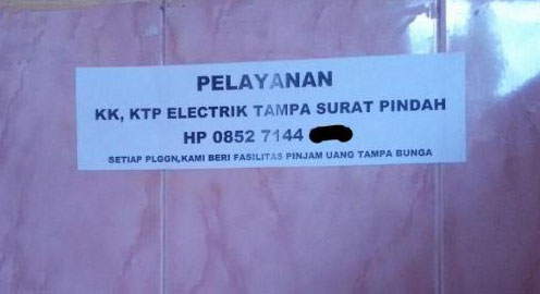 Menggiurkan, Ini Tawaran Calo Pengurusan e-KTP di Kampar