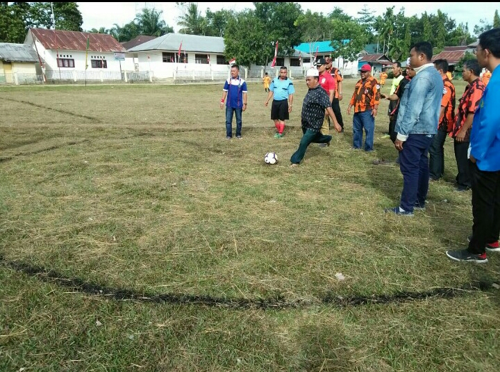 PAC PEMUDA PANCASILA KECAMATAN HALONGONAN SELENGGARAKAN TURNAMEN SEPAK BOLA