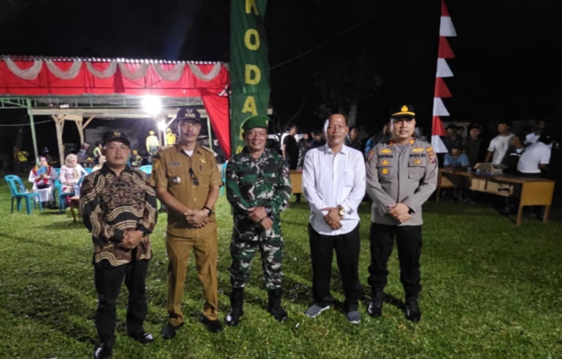 Kapolsek Bersama Muspika Sipispis Hadiri Upacara Serah Terima Pleton Beranting Yudha Wastu Pramuka Jaya