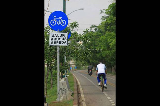 Pemkot Bogor Tak Larang Pemotor Melintas di Jalur Sepeda