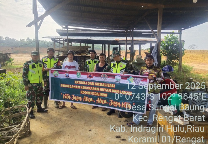 Karhutla Merupakan Ancaman Serius, Jangan Menganggap Sepele , Ini Kata Babinsanya