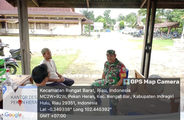 Upaya Babinsa Koramil 01/Rengat Melakukan Komsos Binter Bersama Warga Binaan