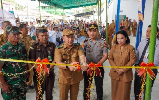 Wako Tebing Tinggi Resmikan Pasar Inpres, Tegaskan Kebersihan kepada Pedagang