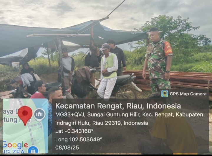 Jaga Keharmonisan Jalin Hubungan Kerja Yang Baik,Babinsa Komsos Dengan Warga Binaan
