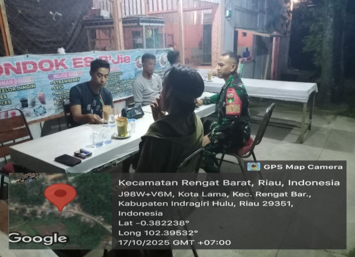 Tugas Pokok Dan Media Melalui Komsos Babinsa Kunjungi Warung Milik Ozi