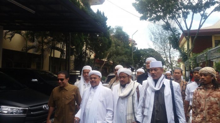 Habib Rizieq Jalani Pemeriksaan Terkait Kasus Penghinaan Lambang Negara