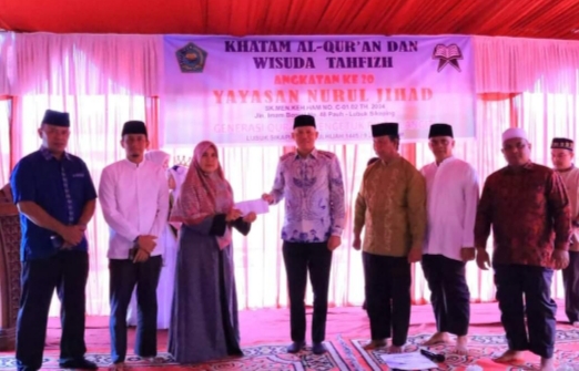 Sabar AS Hadiri Khatam Alquran dan Wisuda Tahfiz MDTA Nurul Jihad