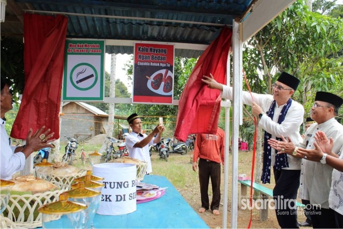 Masyarakat Sukakarya Sepakat Rumah dari Asap Rokok