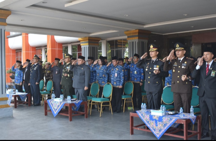 Dandim 0302/Inhu-Kuansing Hadiri Upacara Peringatan Hari Pahlawan Dengan Tema  