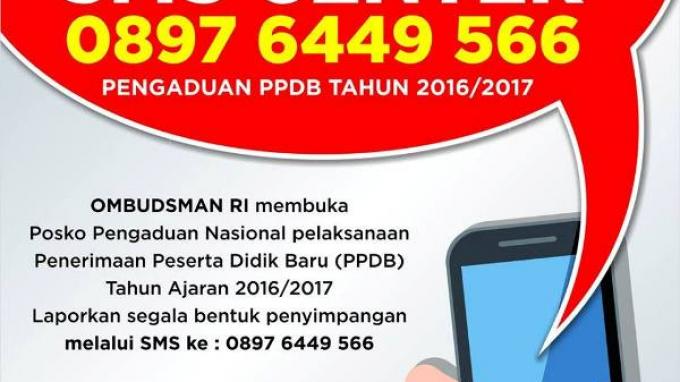 Ada Pungutan Biaya Masuk Sekolah Negeri, Lapor Ombudsman SMS 0897-6449-566