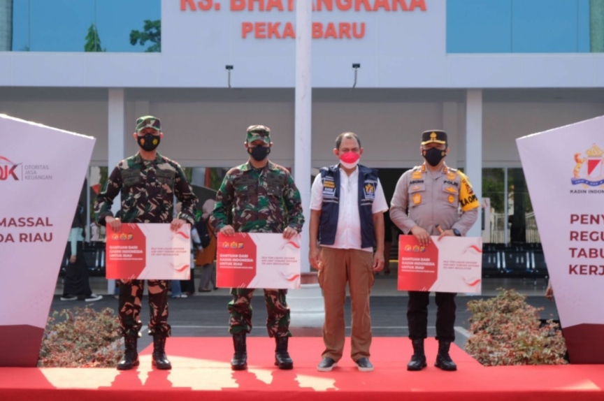 Gandeng Semua Pihak Termasuk Kadin, Polda Riau Targetkan Herd Immunity Segera Tercapai