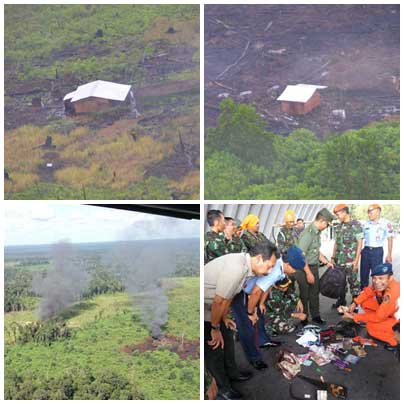 Dua Pondok Pembalak Liar di Cagar Biosfer Ditertibkan