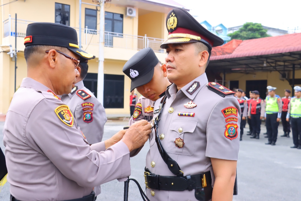 Sertijab, Kompol Rudi Syahputra Jabat Wakapolres Tebingtinggi