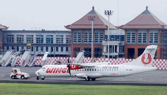 Wings Air Pecah Ban Saat Mendarat di Lampung, Penumpang Selamat