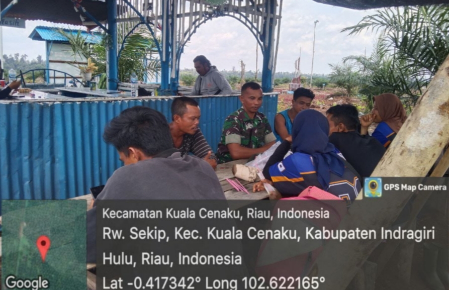 Komsos Jalin Keakraban Antara Babinsa Bersama Warga Binaan