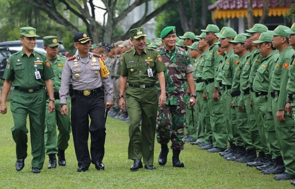 3.950 Personil Linmas Amankan 1.798 TPS di Pekanbaru