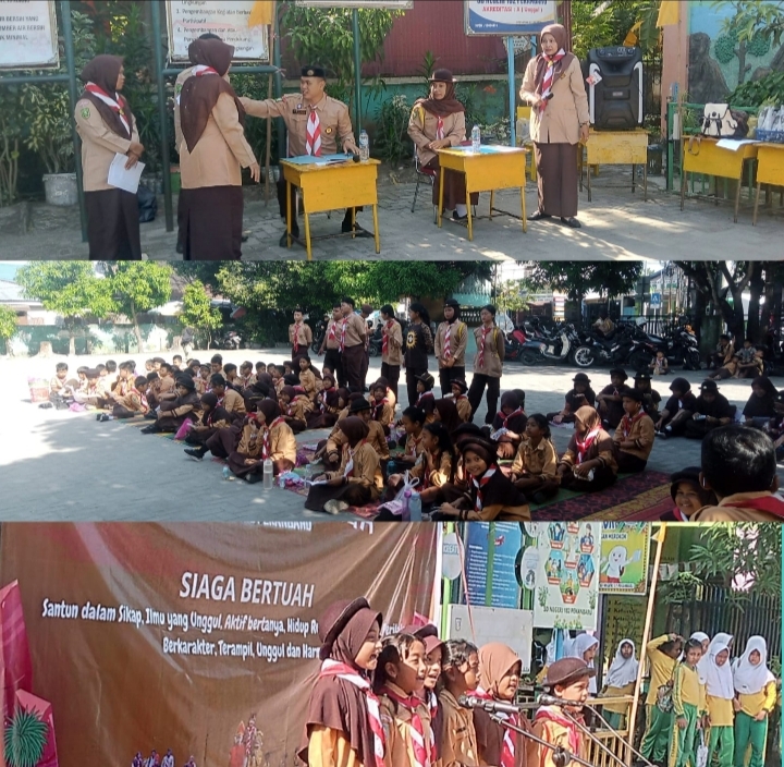 Semarak Pesta Siaga SD Negeri 182 Pekanbaru Gudep 07-053/07-054