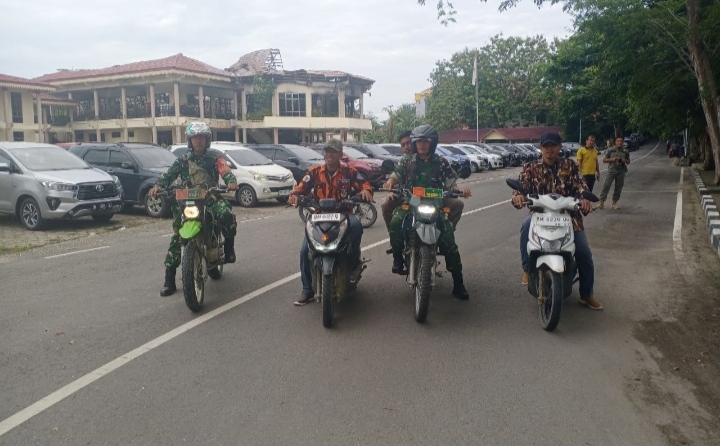 Patroli Mandiri Terus Dijalankan Oleh Anggota Koramil 01/Rengat Bersama Ormas