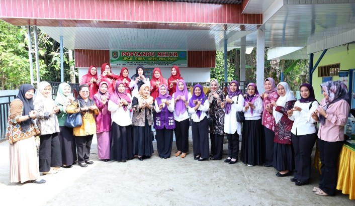 Posyandu Melur Desa Sipaku Area Terima Kunjungan Studi Tiru Persit Chandra Kirana