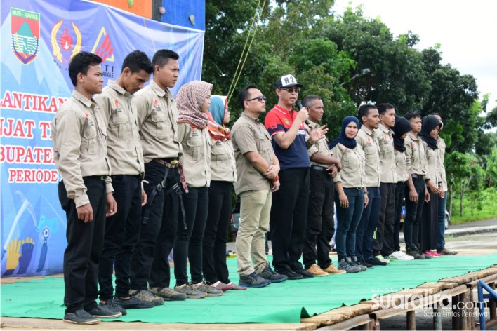 Bupati Mura Hadiri Pelantikan Pengurus FPTI Priode 2018 - 2022, dan Buka Kejuaraan Open Turnamen Panjat Tebing