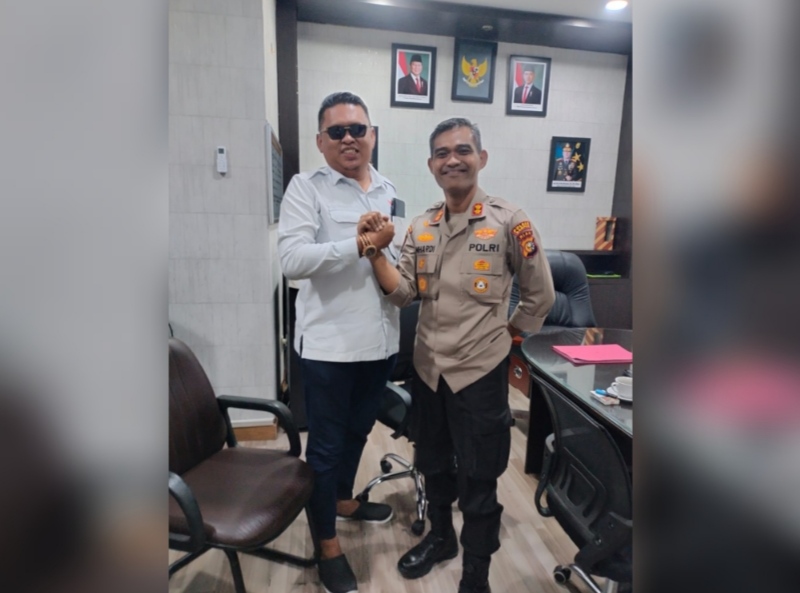 Ketua KNPI Riau Lakukan Pertemuan Tertutup Bersama Kapolres Kampar, Bicara Soal Apa?