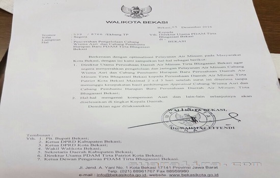 Intervensi Dirut PDAM TB, Walikota Disebut Arogan dan Congkak