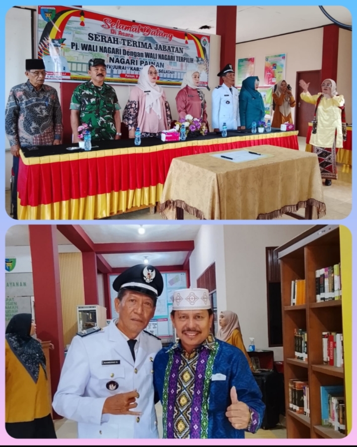 LAKAM DPD Pessel Hadiri Sertijab Wali Nagari Painan Bambang Sriyanto,  A.Md Dt Smpono Kayo