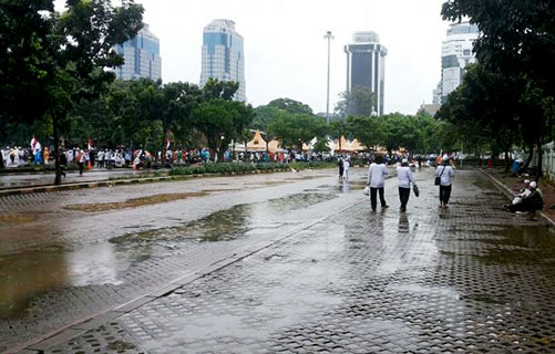 Tanpa Sampah, Begini Penampakan Lapangan IRTI