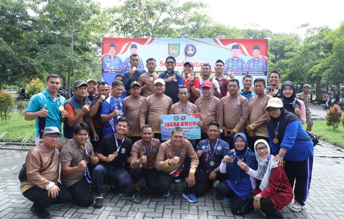 Wakil Bupati Asahan Tutup PORKAB KORPRI 2026
