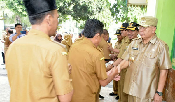 Bupati Bersama Wakil Sidak dan Monitoring Pasca Libur Idul Fitri 1440 H