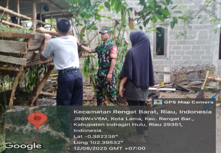 Kegiatan Pemantauan Dan Sosialisasi PMK Di Desa Binaan, Ini Penjelasan Sertu Eli Suprian.