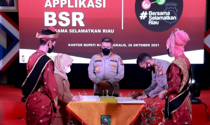 Riau Lakukan Kunjungan Kerja Tentang Launching Aplikasi Bersama