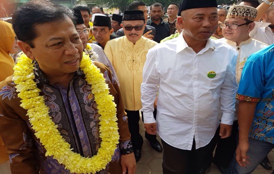 Setnov Pastikan Pepen Dapat Rekom Pilkada Kota Bekasi