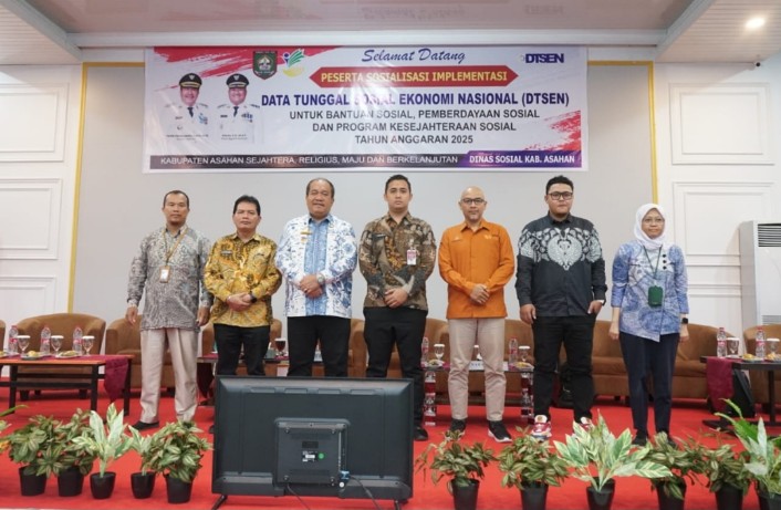 Bupati Asahan Buka Sosialisasi Implementasi DTSEN Untuk Perkuat Basis Data Kesejahteraan Sosial