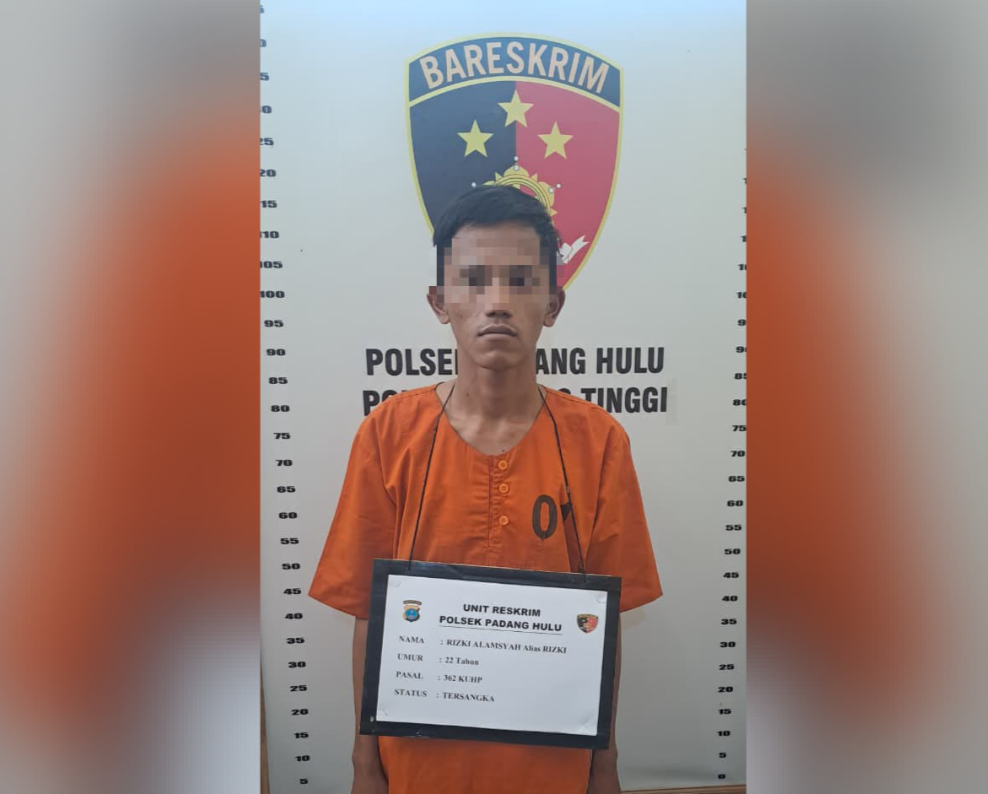 Sempat Kabur, Unit Reskrim Polsek Padang Hulu Akhirnya Tangkap Pelaku Curanmor
