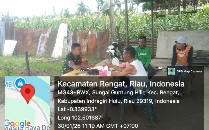 Secara Rutin Kegiatan Komsos Dengan Masyarakat Desa Binaan Dilaksanakan , Ini Penjelasan Babinsa