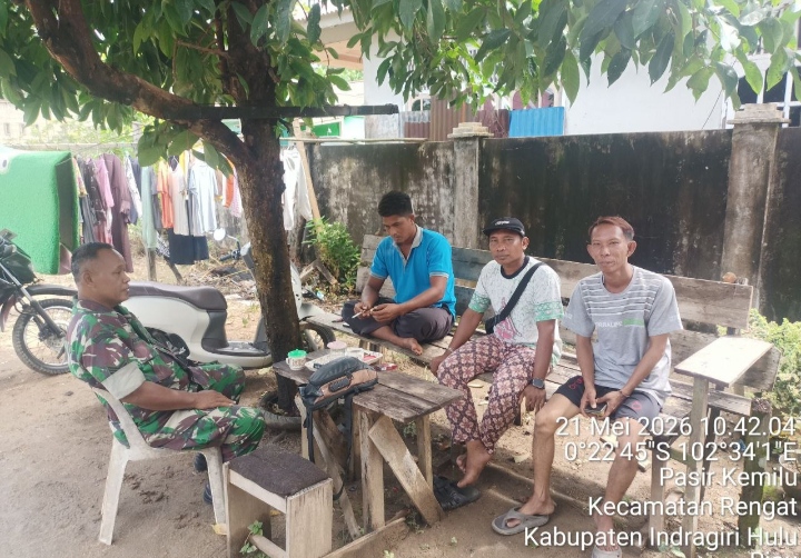 Ciptakan Interaksi Serta Kekompakan Melalui Komsos Ini, Kata Babinsa