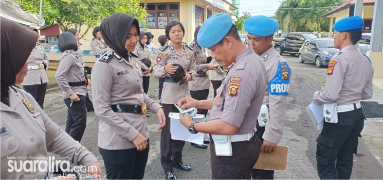 Polres Musi Rawas Gelar Giat Gaktibplin dan Ganpol Kepada Polwan dan ASN Wanita